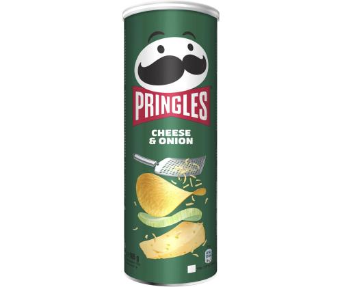 PRINGLES Kartulikrõpsud juustu-sibula 165g