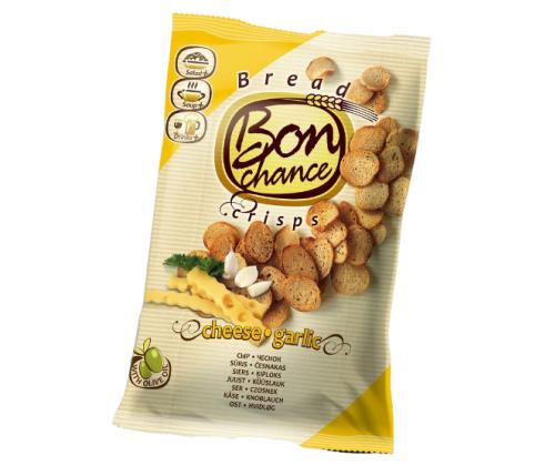 BON CHANCE Leivakrõpsud küüslaugu-juustu 120g