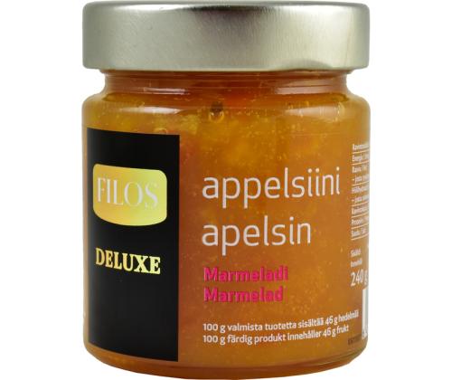 FILOS Deluxe Apelsinimarmelaad 240g