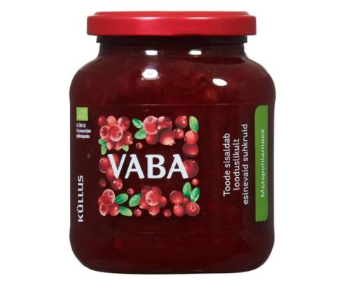 KÜLLUS VABA Metspohlamoos 400g (suhkruvaba)