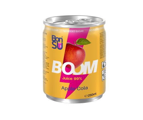 BONSU Cola-Õunamahlajook 250ml (gaseeritud, purk)