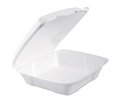 Termiline toidukarp 125tk (3 osaline, valge, XPS)