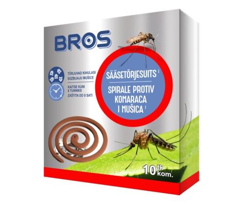 BROS Sääsetõrjespiraal 10tk