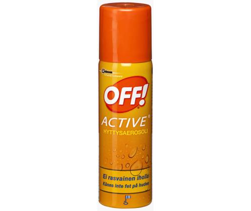 JOHNSON Off Sääsetõrjevahend Active 65ml (aerosool)