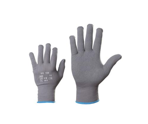 Töökindad nailonist kootud kummipunktid peopesas (SG104) nr.9