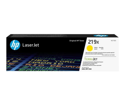 Toonerikassett HP 219X (W2192X) 2500 lehte kollane