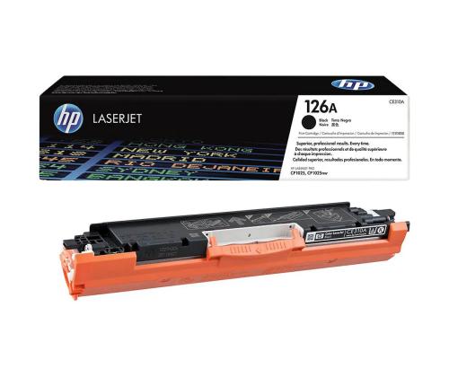Toonerikassett HP CE310A (126A) must 1200 lehte