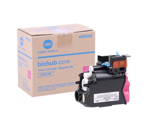 Toonerikassett Konica Minolta TNP-51M (A0X5355) punane