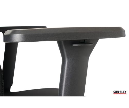 Töötool SUN-FLEX MB 250405, 4D regul.käetoed  must kangas+must jalarist