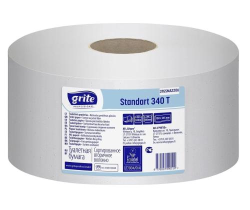 Tualettpaber, 2-kihiline GRITE Standart 340T
