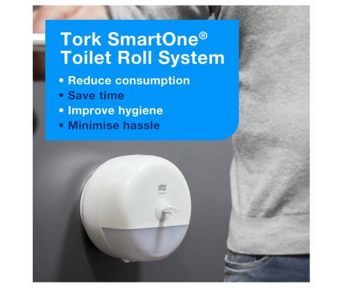 Tualettpaber 2-kihiline TORK Smartone T8 6x207m