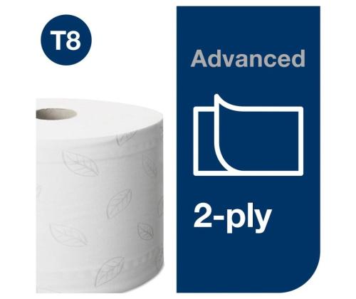 Tualettpaber 2-kihiline TORK Smartone T8 6x207m