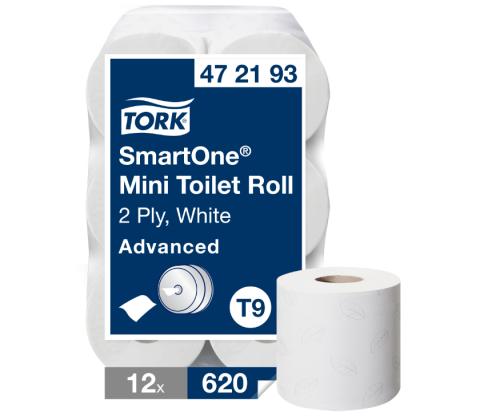 Tualettpaber TORK SmartOne® Mini 12×111,6 m