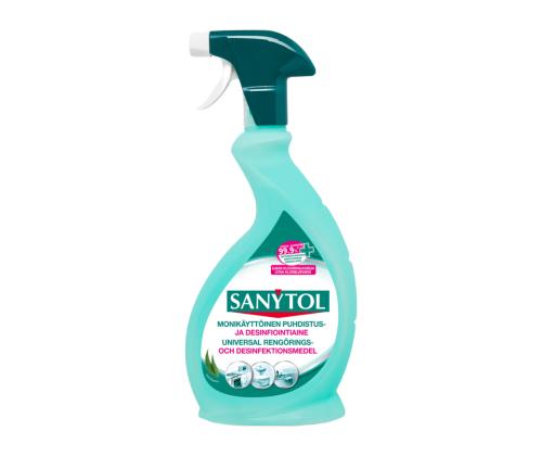 Üldpuhastusvahend desinfitseeriv SANYTOL erinevatele pindadele 500ml