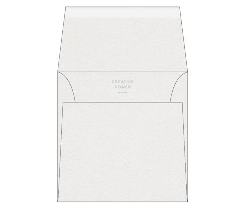 Ümbrik CURIOUS Metallic 120g 17x17cm Ice Silver 25tk