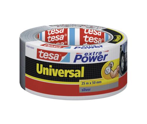 Universaalteip TESA Extra Power hõbedane 25mx50mm (niiskuskindel)