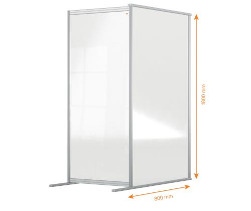 Vaheseina laiendus NOBO Premium Plus Extension 800x1800mm akrüül