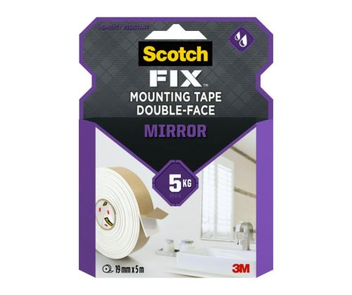 Vahtteip kahepoolne 19mm x1,5m 3M SCOTCH Mirror™