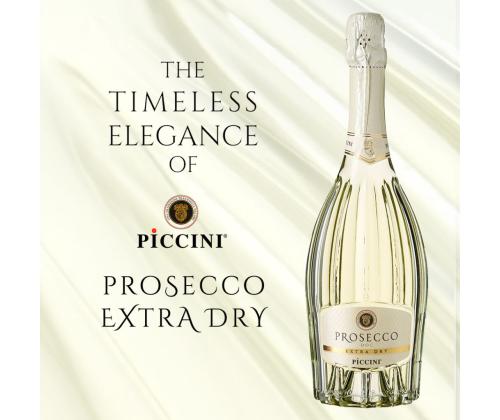 Vahuvein PICCINI Prosecco DOC Extra Dry Venetian Dress 11% 75cl