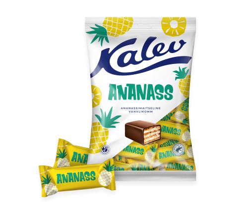 Vahvlikommid KALEV Ananass 150g