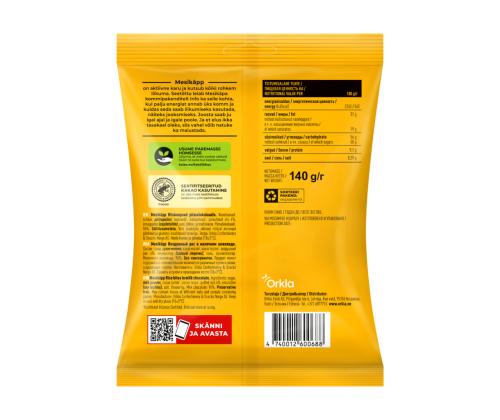 Vahvlikommid KALEV Mesikäpp riisiampsud piimašokolaadis 140g