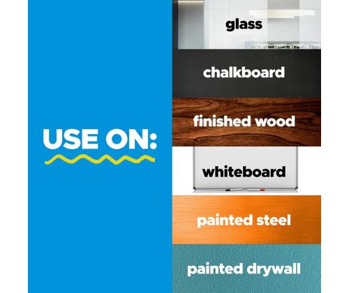 Valge tahvel iseliimuv POST-IT Easy Erase 121,9x242cm