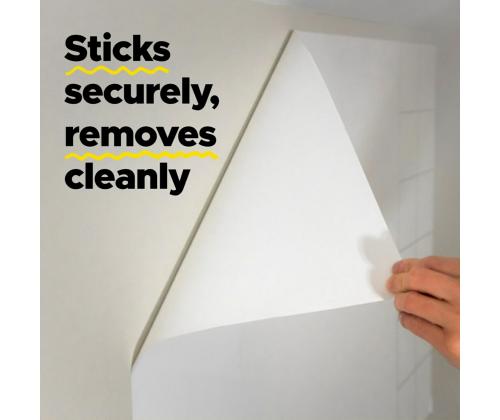 Valge tahvel iseliimuv POST-IT Easy Erase 1220x1830mm valge