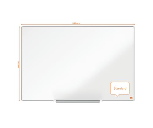 Valgetahvel-magnettahvel NOBO Impression Pro Steel 90x60cm