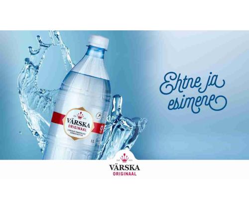 Mineraalvesi VÄRSKA Originaal 0,5L plastpudelis karboniseeritud