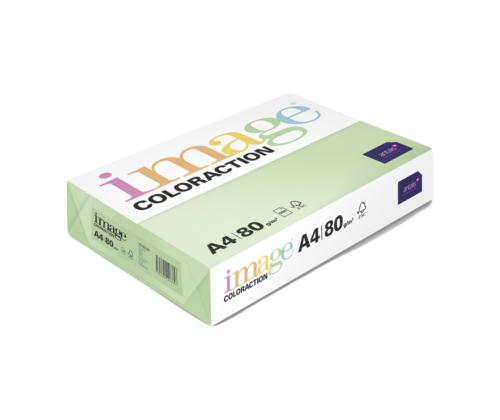 Värviline paber A4 80g IMAGE Coloraction nr.65 pastelne roheline (Forest) 500 lehte