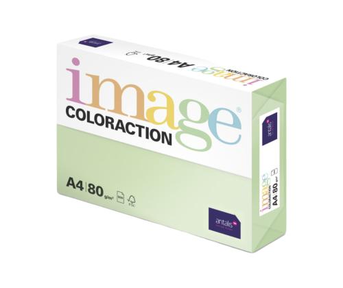 Värviline paber A4 80g IMAGE Coloraction nr.65 pastelne roheline (Forest) 500 lehte