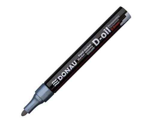 Värvimarker DONAU D-oil 2,8mm, kooniline, hõbedane