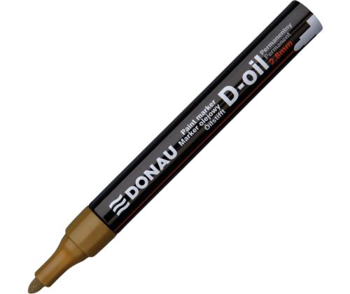 Värvimarker DONAU D-oil 2,8mm, kooniline, kuldne