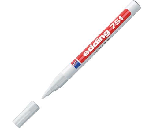 Värvimarker EDDING 751 1-2mm valge
