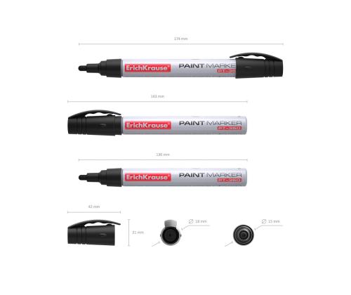 Värvimarker ERICH KRAUSE PT-350, must