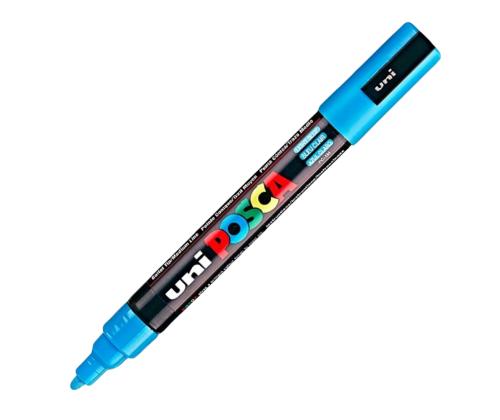Värvimarker UNI Posca PC5M 1.8-2.5mm helesinine