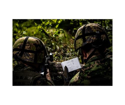 Märkmeplokk spiraalköites 76x130mm ruuduline veekindel 50 lehte MODESTONE