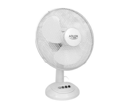 Ventilaator lauale ADLER 40cm valge