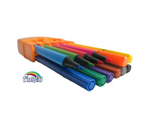 Viltpliiatsid FIORELLO kolmetahuline 12 värvi