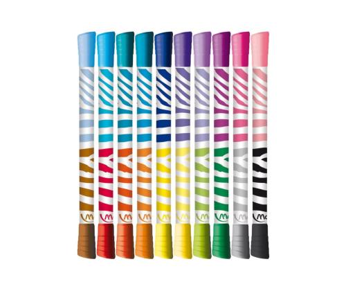 Viltpliiatsid MAPED kahe otsaga 10 värvi