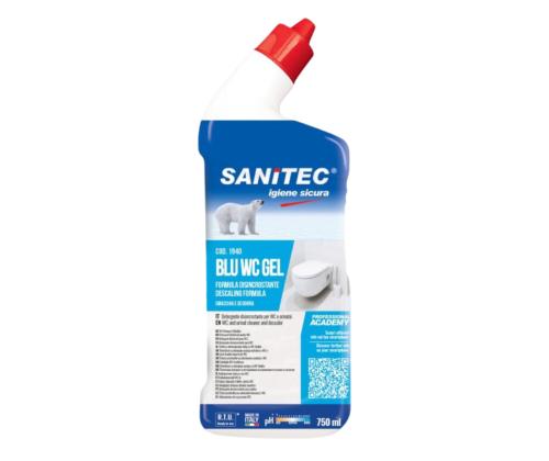 WC puhastusvahend SANITEC Blue geel 750ml (antibakteriaalne)