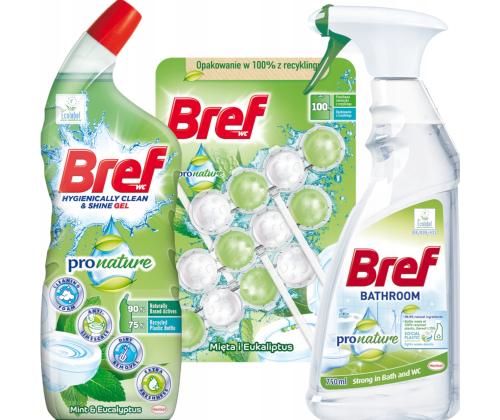 WC värskendaja BREF Pro Nature, Grapefruit 2x50g