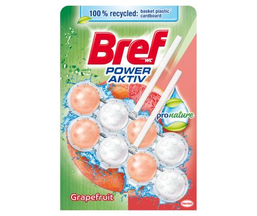 WC värskendaja BREF Pro Nature, Grapefruit 2x50g
