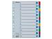 Registri vahelehed Esselte A4 1-12 värvi kartong