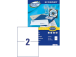 Kleebisetikett AVERY Economy 210x148mm 2 lehel 100 lehte