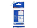 Kleepkirjalint/markeerimislint BROTHER TZE-FA3 12mm x3m valge/tumesinine
