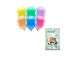 Õhupall PARTYDECO 26cm metallik mix 100tk