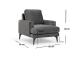 Papira Armchair - Anthracite