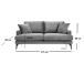 Papira 2 Seater - Grey