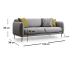 Sevilla 3 Seater - Grey